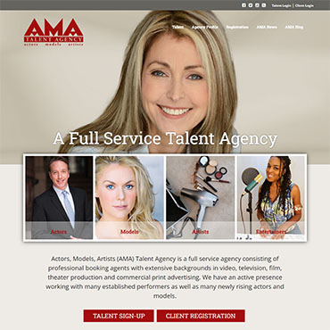 AMA Talent Agency screenshot