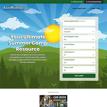 CampResource.com screenshot