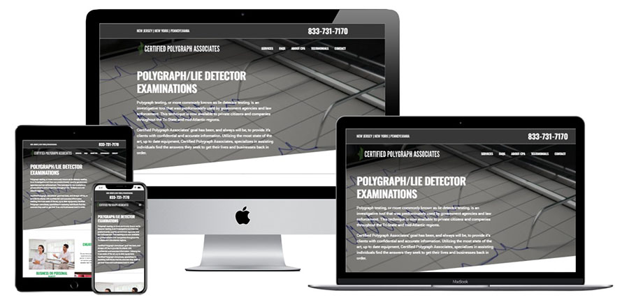 Certified Polygraph Associates responsive websites