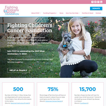 Fighting Children's Cancer Foundation screenshot