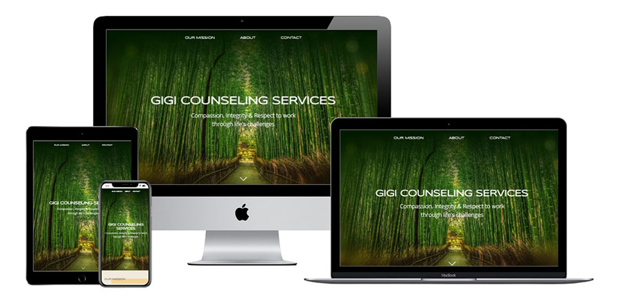 Gigi Counseling responsive websites