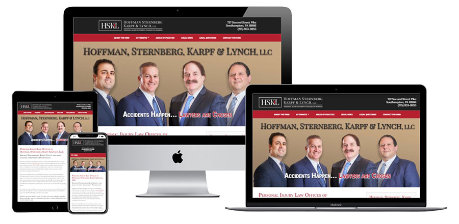 HSKL Injury Law responsive websites