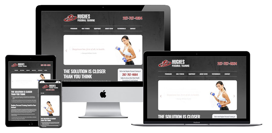 Hughes Personal Training responsive websites