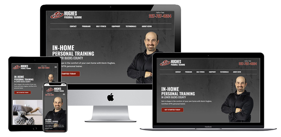 Hughes Personal Training responsive websites