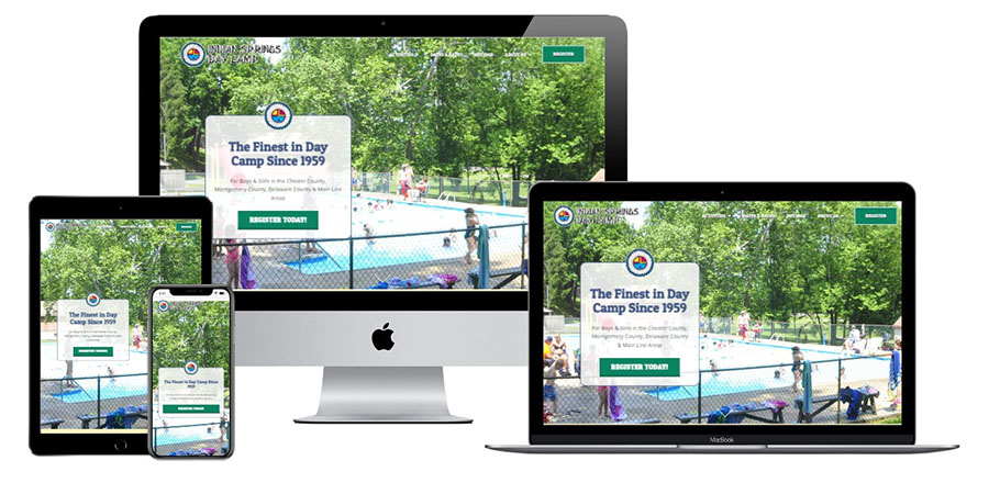 Indian Springs Day Camp responsive websites