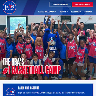 Jr. 76ers Camps screenshot