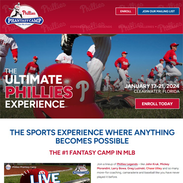 Phillies Phantasy Camp screenshot