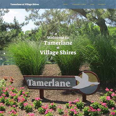 Tamerlane Condo Association screenshot