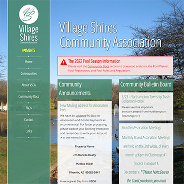 Village Shires Community Association screenshot
